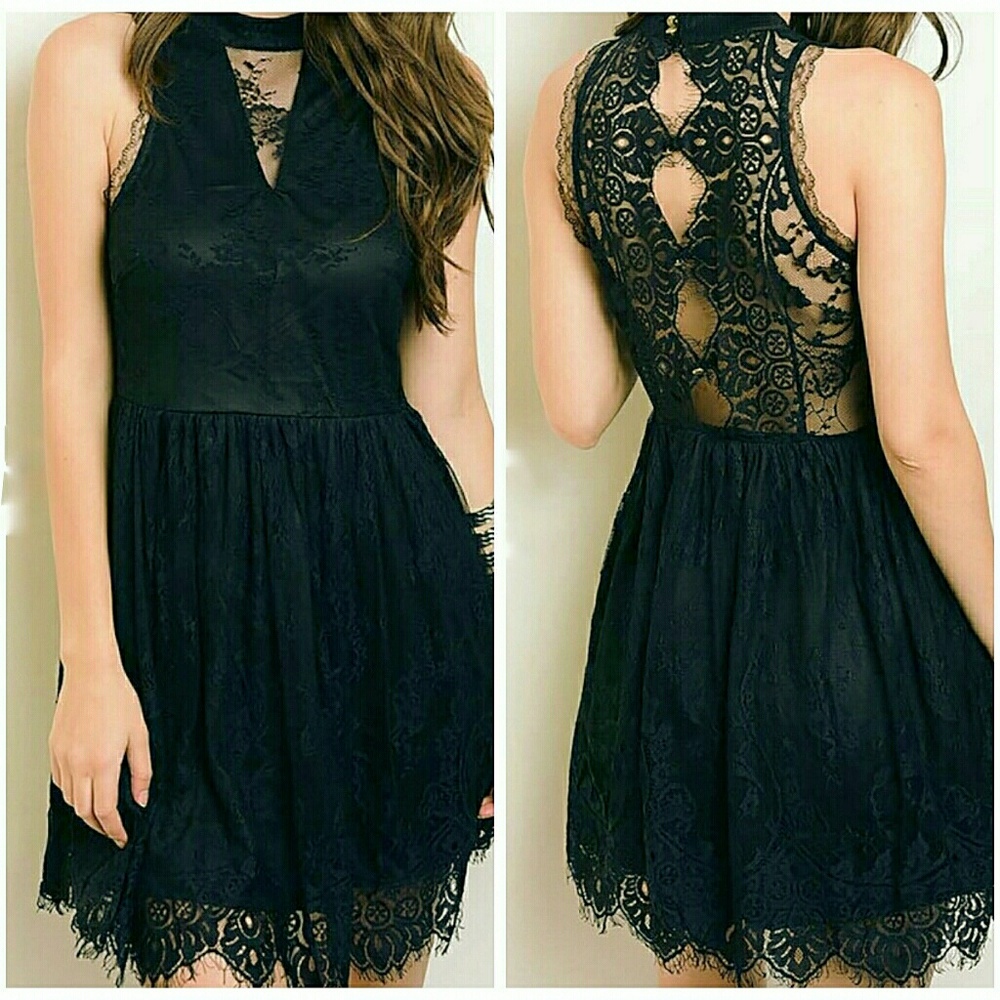 Black Lace Dress